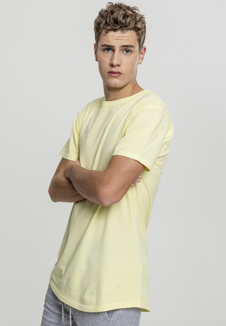 Urban Classics Garment Longshape Tee powderyellow