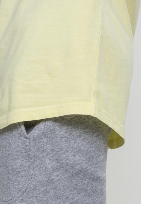 Urban Classics Garment Longshape Tee powderyellow