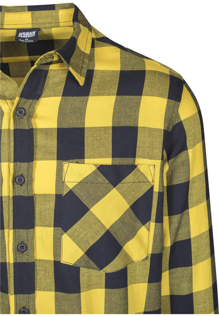 Urban Classics Checked Flanell Shirt blk/honey