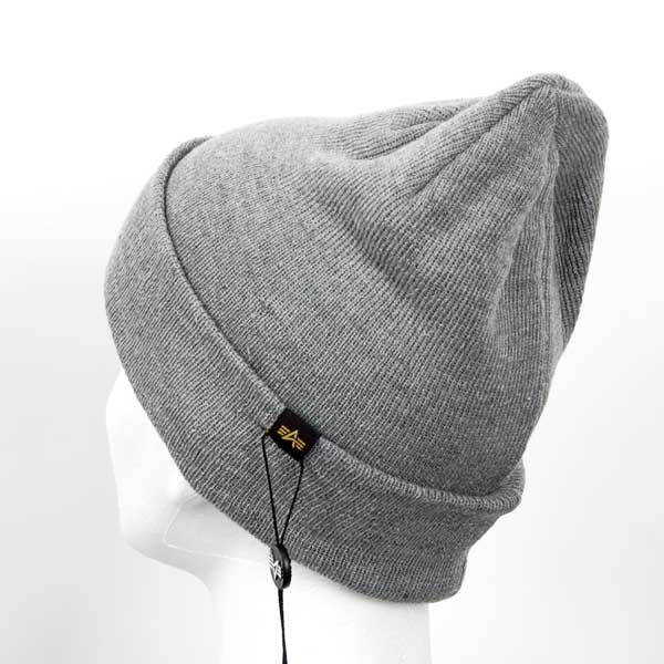 Alpha Industries X-Fit Burgundy Beanie Grey