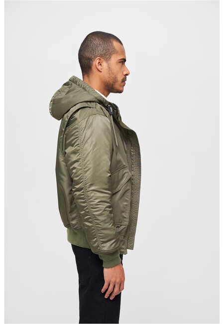 Brandit CWU Jacket hooded olive