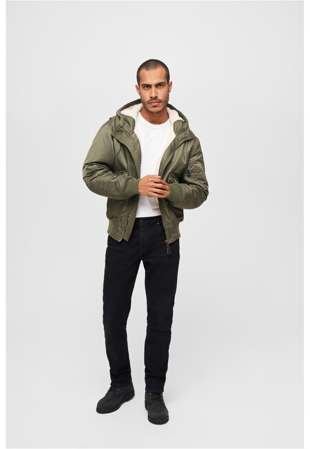 Brandit CWU Jacket hooded olive