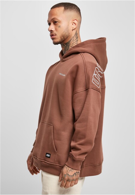 Urban Classics Oversized Logo Hoody bark