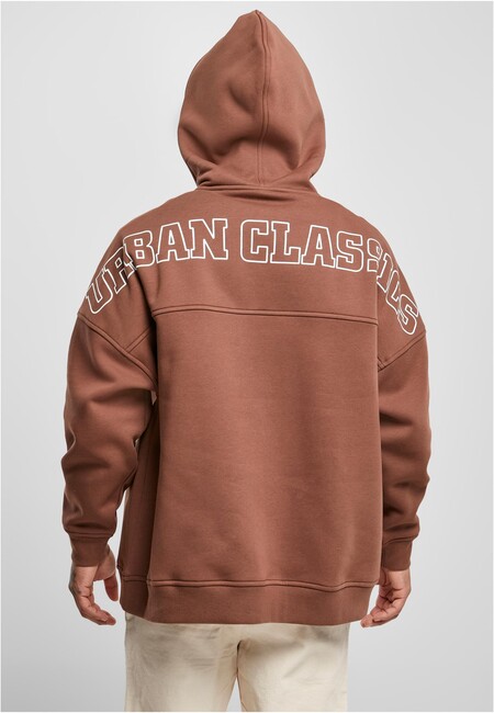 Urban Classics Oversized Logo Hoody bark