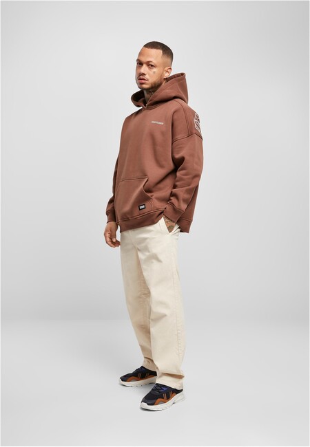 Urban Classics Oversized Logo Hoody bark