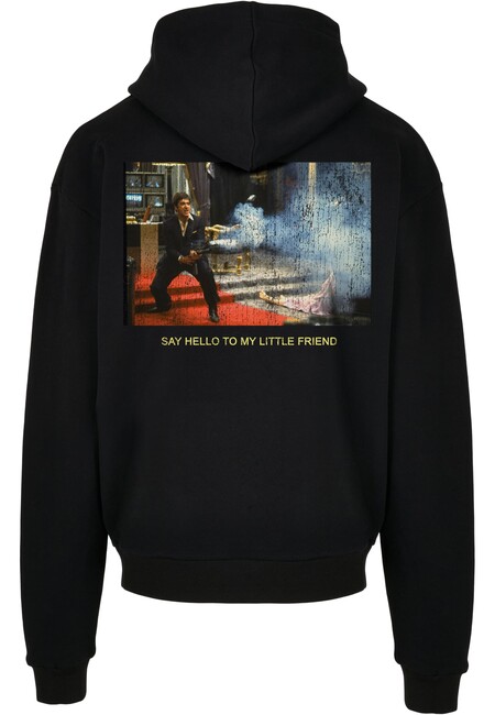 Mr. Tee Scarface Little Friend Ultraheavy Oversize Hoodie black