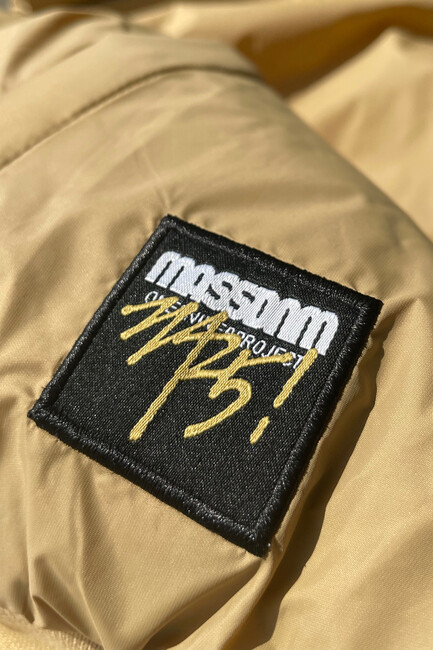 Mass Denim Jacket Signature Patch beige