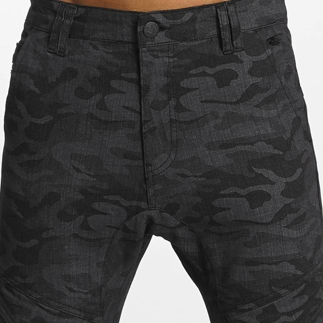 Who Shot Ya? K205 Slim Fit Camo Pants Grey Camo