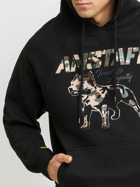 Amstaff Logo 2.0 Hoodie - schwarz