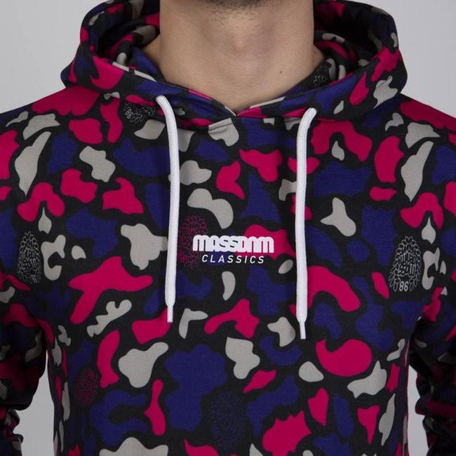 Mass Denim Sweatshirt Classics Small Logo Hoodie purple camo