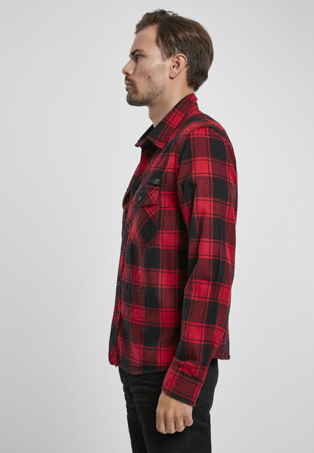 Brandit Checked Shirt red/black