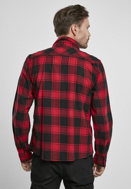 Brandit Checked Shirt red/black