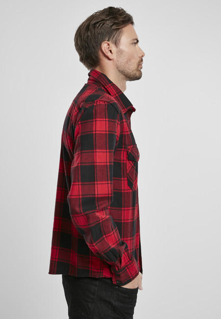 Brandit Checked Shirt red/black