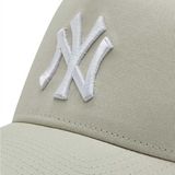 Pánská kšiltovka NEW ERA 940 Af trucker MLB League essential NY cap Beige