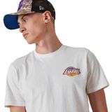 Pánské tričko New Era NBA Team Water Print LA Lakers T-shirt White