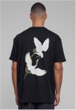 Mr. Tee Fortune Cranes Heavy oversize Tee black