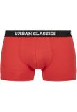 Urban Classics Organic X-Mas Boxer Shorts 3-Pack nicolaus aop+treegreen+popred