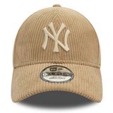 Manšestrová kšiltovka New Era 9FORTY MLB Cord NY Yankees Beige cap