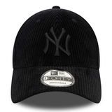 Manšestrová kšiltovka New Era 9FORTY MLB Cord NY Yankees Black Adjustable cap