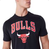 Pánské tričko New Era NBA Team Chicago Bulls Regular T-shirt Black