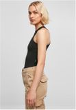 Urban Classics Ladies Organic Stretch Asymmetric Body black