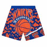 Mitchell &amp; Ness shorts New York Knicks Jumbotron 2.0 Submimated Mesh Shorts royal