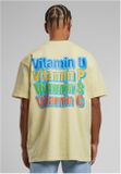 Mr. Tee Vitamin UPSC Heavy Oversize Tee softyellow