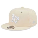 kšiltovka New Era 9FIFTY MLB Pastel Patch Oakland Athletics Cream Beige snapback cap