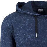 Pánská mikina Urban Classics Random Wash Hoody indigo