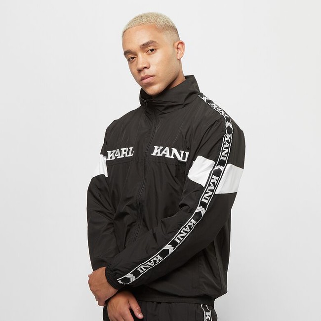 Mikina Karl Kani Retro Tape Trackjacket Black