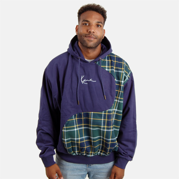 Mikina Karl Kani Small Signature Wavy Block Os Hoodie