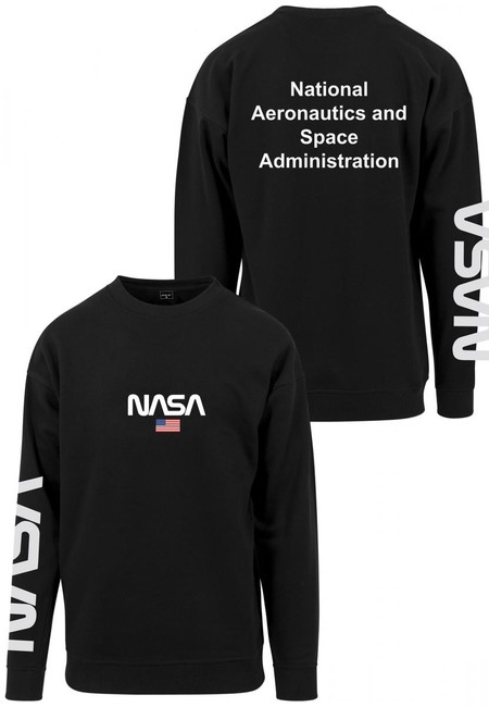 Mr. Tee NASA Crewneck black