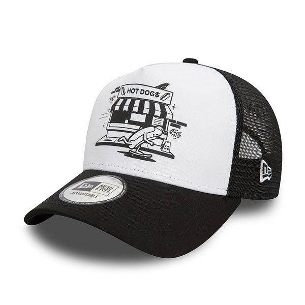 Kšiltovka New Era 940 AF Trucker Graphic Hotdog Trucker Black