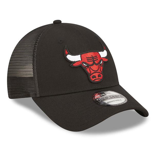 kšiltovka New Era 9Forty A-Frame Trucker Cap Chicago Bulls Black