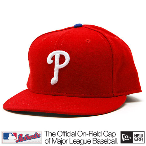 Kšiltovka New Era 59FIFTY Authentic Philadelphia Phillies Home Cap Red