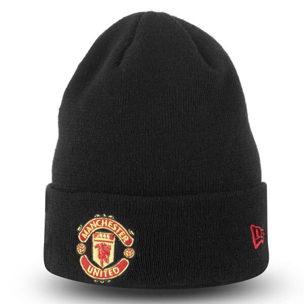 Kulich New Era Manchester United Essential Cuff Knit Black