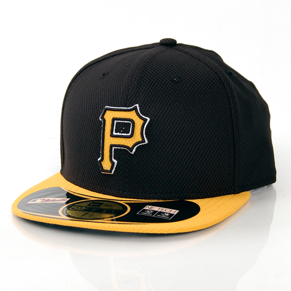 Kšiltovka New Era 59FIFTY MLB BP Pitsburgh Pirates Diamond Bllack Yellow Cap