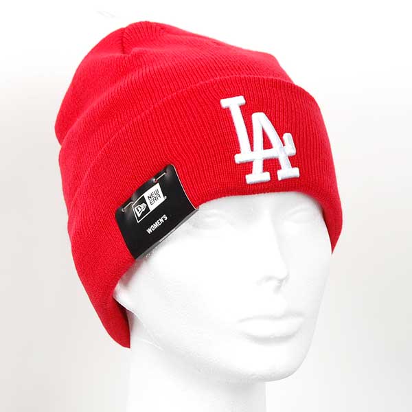 Dámská čepice New Era MLB WMNS League essential Knit LA Dodgers