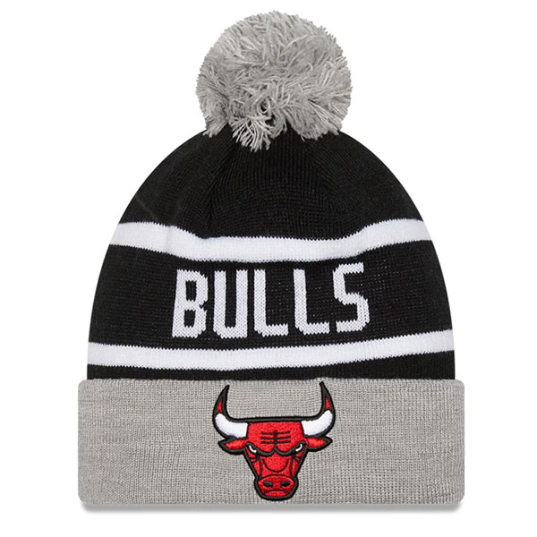 Dětský kulich New Era NBA Chicago Bulls Kids Black Beanie