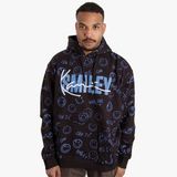 Mikina Karl Kani Signature Smiley Hoodie Black