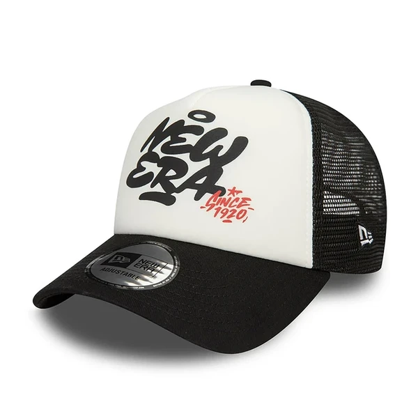 Dětská kšiltovka New Era Graffiti Black A-Frame Trucker Cap