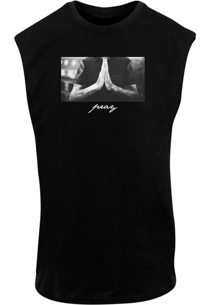 Mr. Tee Pray Sleeveless Tee black