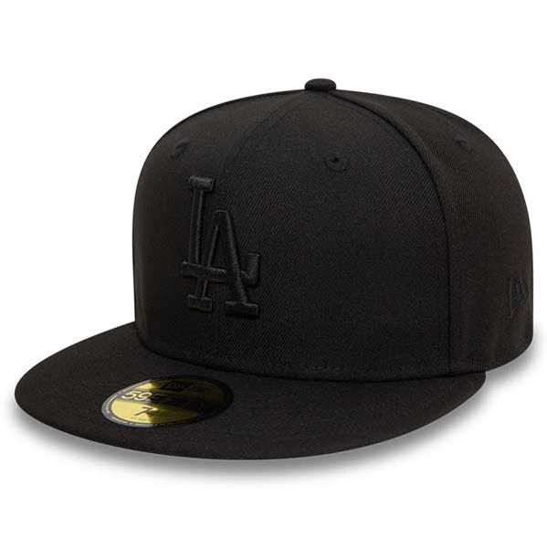 Kšiltovka New Era 59Fifty Essential LA Dodgers Black Black cap