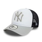 kšiltovka New Era 940 New York Yankees MLB Logo Grey A-Frame Trucker Cap