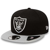 Kšiltovka New Era 9FIFTY NFL Cotton Block Oakland Raiders Black snapback cap