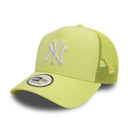 kšiltovka New Era 9Forty E-Frame League Essential NY Yankees Pastel Green Adjustable trucker cap