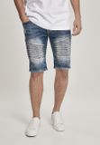 Southpole Biker Denim Shorts md.sand blue