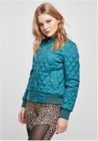 Urban Classics Ladies Diamond Quilt Nylon Jacket jasper