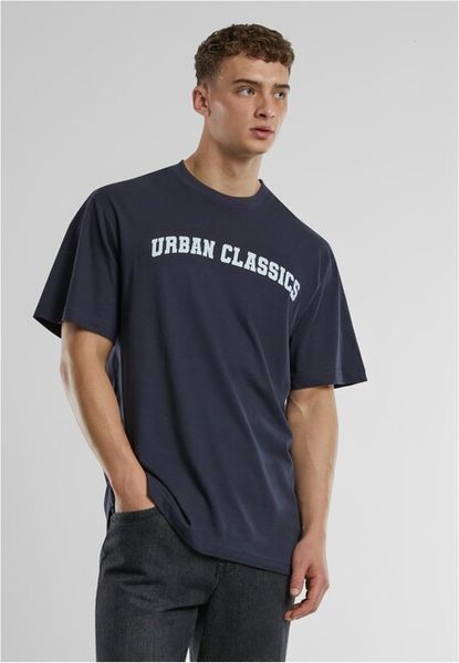 Urban Classics UC College Logo Tall Tee navy