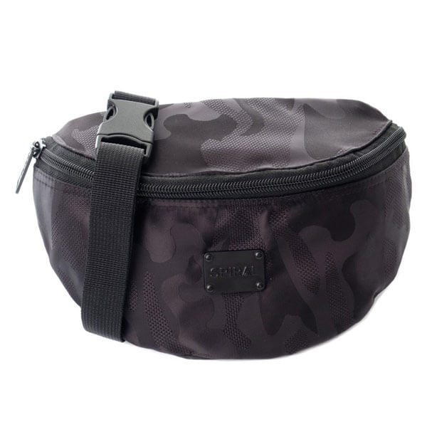 Spiral Camo Blackout Bum Bag